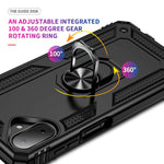 Custodia antiurto TPU PC con supporto per Samsung Galaxy A07 4G, A08 5G, A26 5G