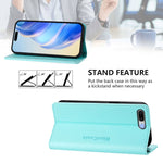 RC01 Custodia per telefono in pelle RFID con ventosa magnetica a doppia piega, For iPhone 7 Plus / 8 Plus