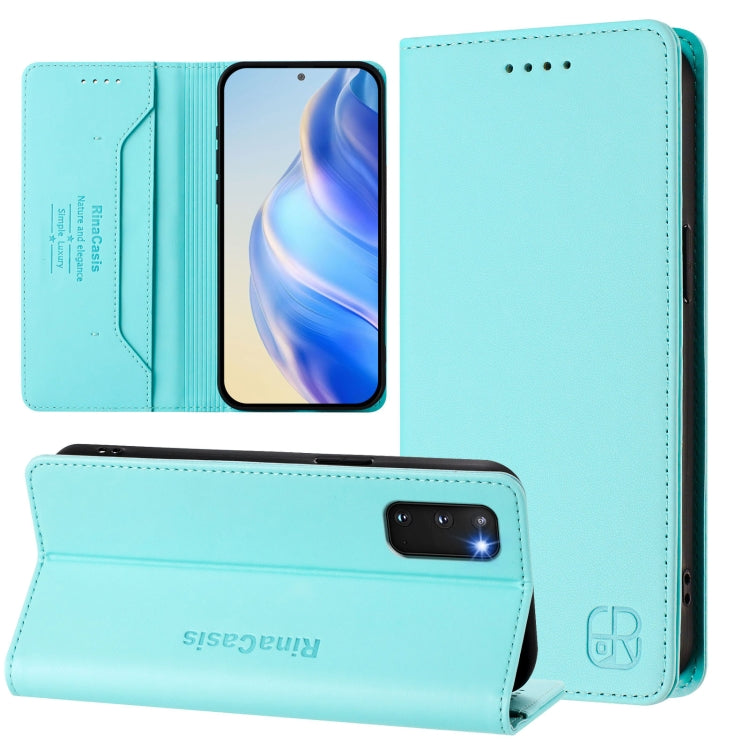 Custodia in pelle RFID con ventosa magnetica per Galaxy S20 e S20+