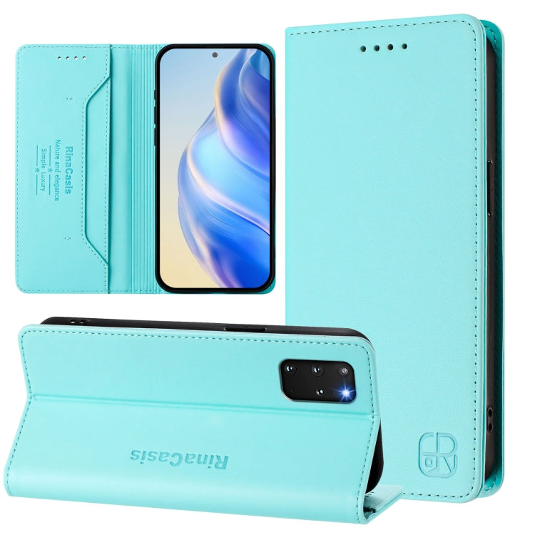 Custodia in pelle RFID con ventosa magnetica per Galaxy S20 e S20+