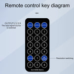 Measy MT4344 HDMI Matrix Switch 4 In 4 Out 4K 30Hz
