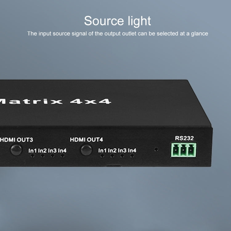 Measy MT4344 HDMI Matrix Switch 4 In 4 Out 4K 30Hz