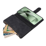 Portafoglio multifunzionale con cerniera smerigliata in pelle per telefono, For Galaxy S25 FE 5G, For Galaxy S25 Edge 5G, For Galaxy S25 5G, For Galaxy S25+ 5G