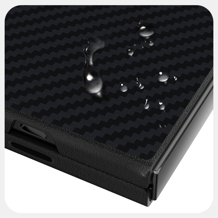 Custodia MagSafe in fibra di carbonio micro rilievo per Samsung Galaxy Z Fold