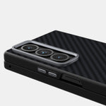 Custodia MagSafe in fibra di carbonio micro rilievo per Samsung Galaxy Z Fold