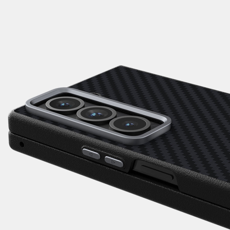 Custodia MagSafe in fibra di carbonio micro rilievo per Samsung Galaxy Z Fold