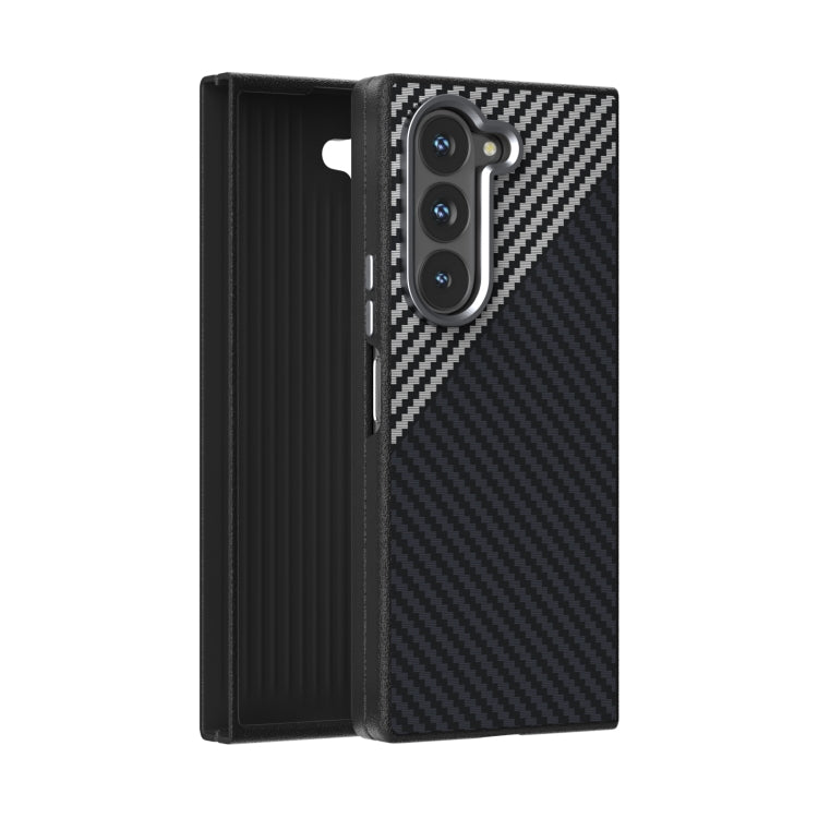 Custodia MagSafe in fibra di carbonio micro rilievo per Samsung Galaxy Z Fold