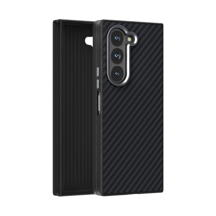 Custodia MagSafe in fibra di carbonio micro rilievo per Samsung Galaxy Z Fold