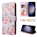 Custodia pelle RFID con pittura abbronzante per Galaxy S26 FE S25 FE S25 S25+ 5G