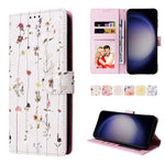 Custodia pelle RFID con pittura abbronzante per Galaxy S26 FE S25 FE S25 S25+ 5G