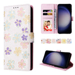 Custodia pelle RFID con pittura abbronzante per Galaxy S26 FE S25 FE S25 S25+ 5G