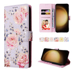 Custodia pelle RFID con pittura abbronzante per Galaxy S26 FE S25 FE S25 S25+ 5G