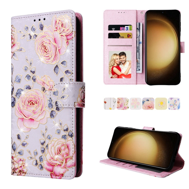 Custodia pelle RFID con pittura abbronzante per Galaxy S26 FE S25 FE S25 S25+ 5G