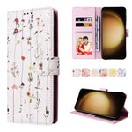 Custodia pelle RFID con pittura abbronzante per Galaxy S26 FE S25 FE S25 S25+ 5G