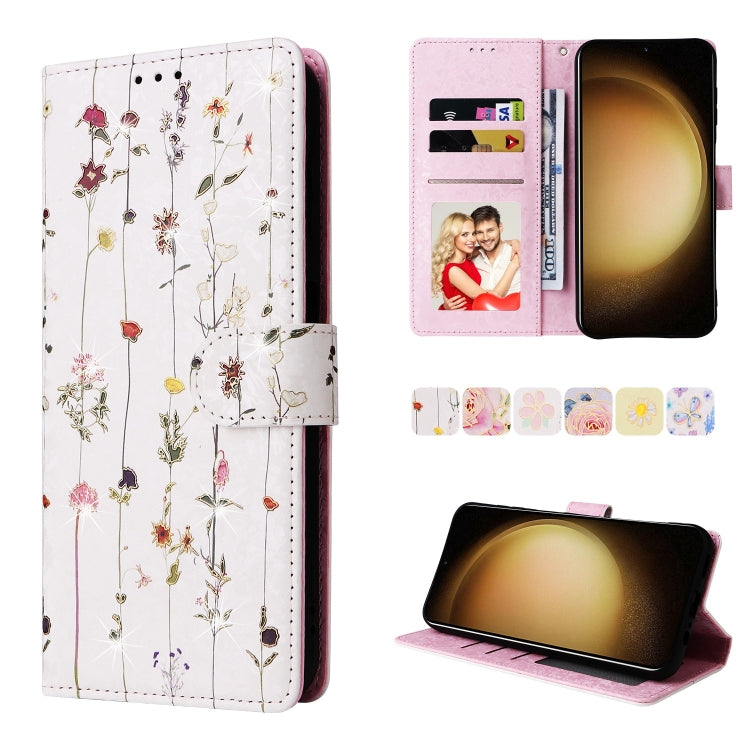 Custodia pelle RFID con pittura abbronzante per Galaxy S26 FE S25 FE S25 S25+ 5G