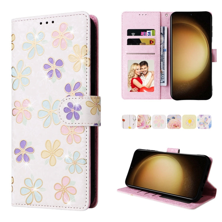 Custodia pelle RFID con pittura abbronzante per Galaxy S26 FE S25 FE S25 S25+ 5G