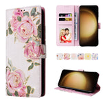 Custodia pelle RFID con pittura abbronzante per Galaxy S26 FE S25 FE S25 S25+ 5G