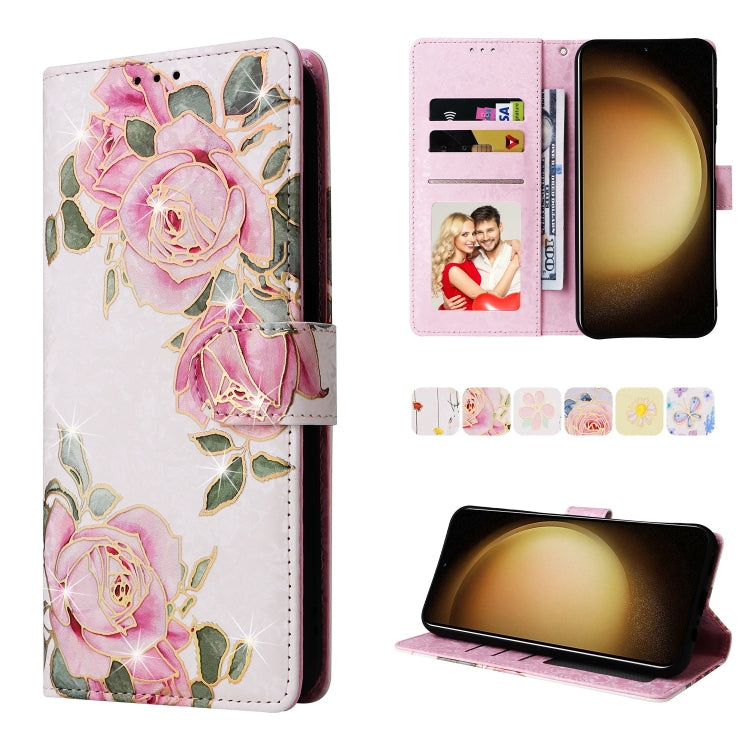 Custodia pelle RFID con pittura abbronzante per Galaxy S26 FE S25 FE S25 S25+ 5G