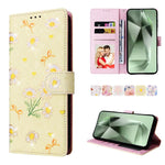 Custodia pelle RFID con pittura abbronzante per Galaxy S26 FE S25 FE S25 S25+ 5G