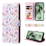 Custodia pelle RFID con pittura abbronzante per Galaxy S26 FE S25 FE S25 S25+ 5G