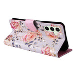 Custodia pelle RFID con pittura abbronzante per Galaxy S26 FE S25 FE S25 S25+ 5G