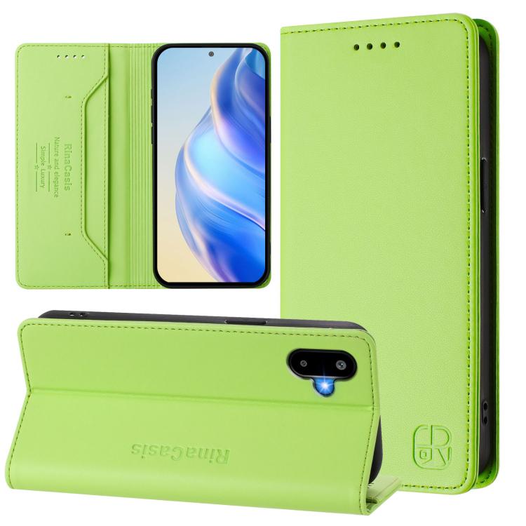 Custodia in pelle RFID con ventosa magnetica per Samsung Galaxy M16 F16 M06 M35