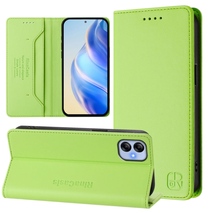 Custodia in pelle RFID con ventosa magnetica per Samsung Galaxy A04e 4G, A14 5G