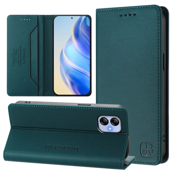 Custodia in pelle RFID con ventosa magnetica per Samsung Galaxy A04e 4G, A14 5G
