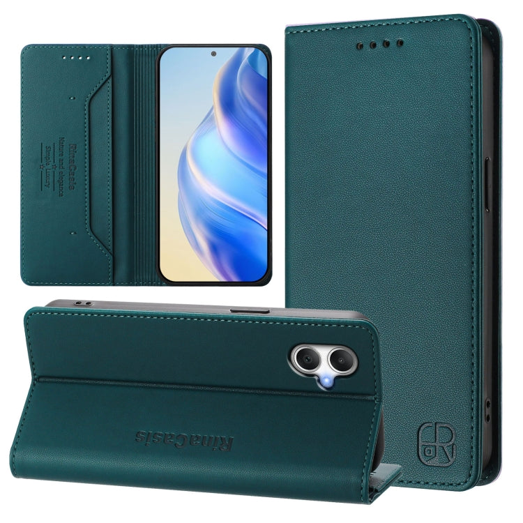 Custodia in pelle RFID con ventosa magnetica per Samsung Galaxy A05 4G, A05s 4G