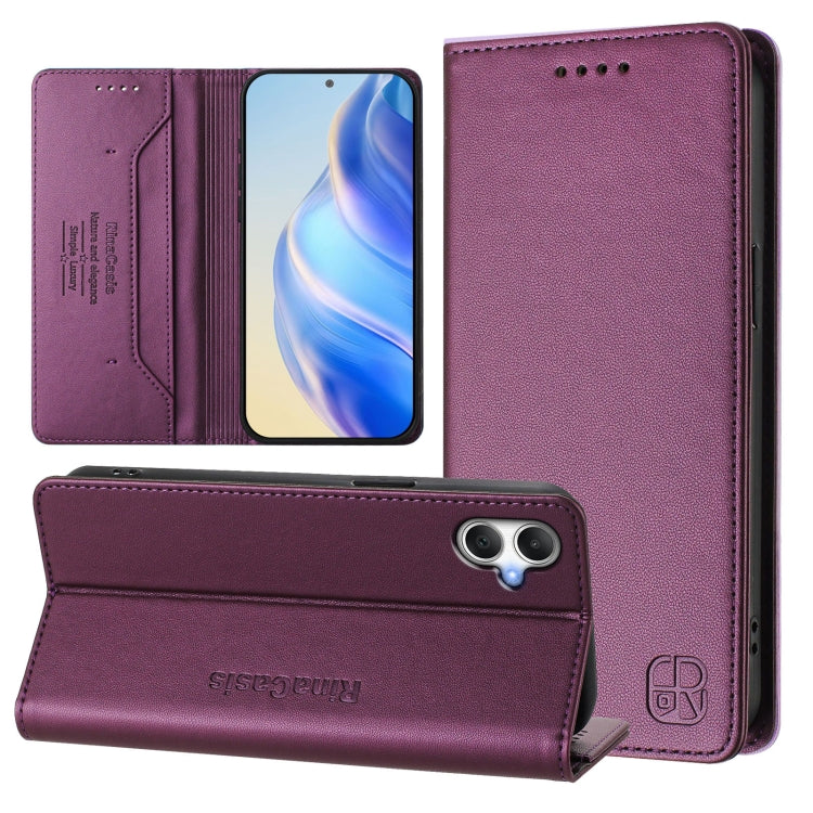 Custodia in pelle RFID con ventosa magnetica per Galaxy A27 5G, Samsung Galaxy