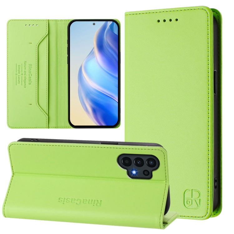 Custodia in pelle RFID con ventosa magnetica per Samsung Galaxy A54, A13 e A22