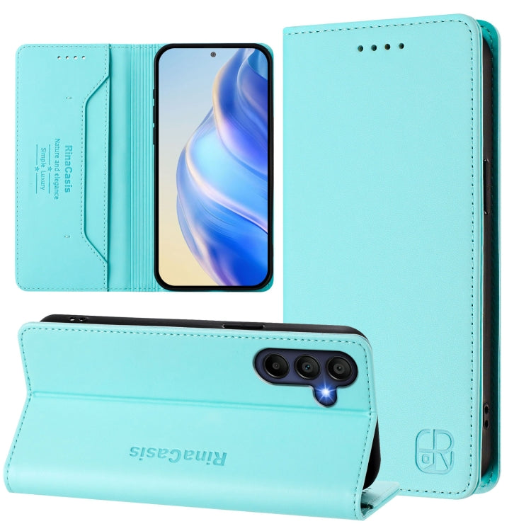 Custodia in pelle RFID con ventosa magnetica per Samsung Galaxy A26, A36 e A16
