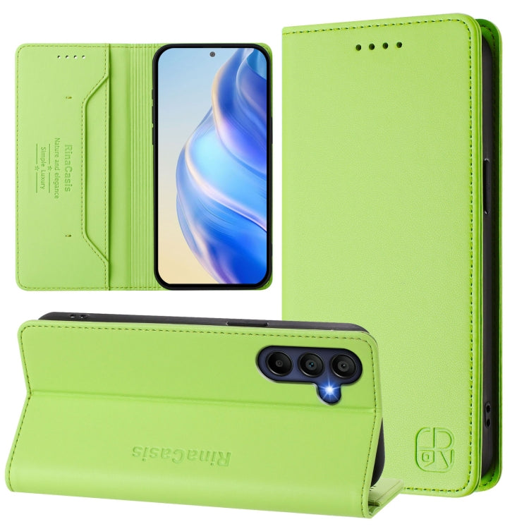 Custodia in pelle RFID con ventosa magnetica per Samsung Galaxy A26, A36 e A16