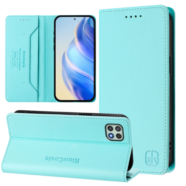 Custodia in pelle RFID con ventosa magnetica per Samsung Galaxy A54, A13 e A22