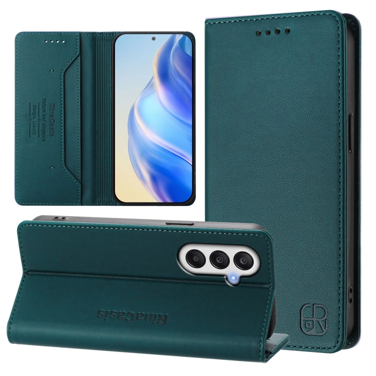 Custodia in pelle RFID con ventosa magnetica per Samsung Galaxy A05 4G, A05s 4G