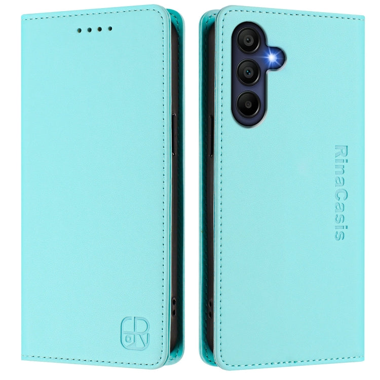 Custodia in pelle RFID con ventosa magnetica per Samsung Galaxy A26, A36 e A16