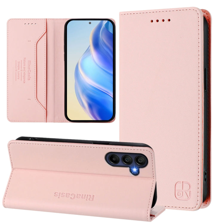 Custodia in pelle RFID con ventosa magnetica per Samsung Galaxy A26, A36 e A16