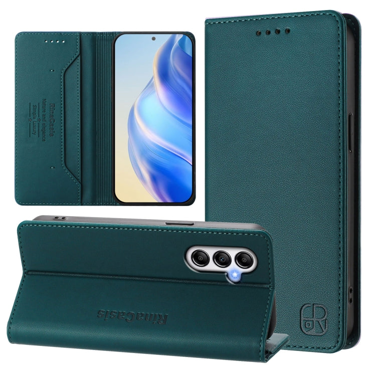 Custodia in pelle RFID con ventosa magnetica per Samsung Galaxy A04e 4G, A14 5G