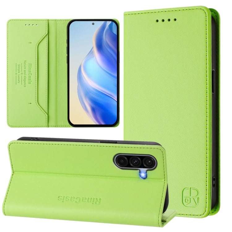 Custodia in pelle RFID con ventosa magnetica per Samsung Galaxy A26, A36 e A16