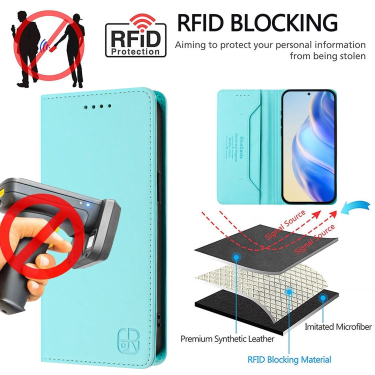 Custodia in pelle RFID con ventosa magnetica per Samsung Galaxy A54, A13 e A22