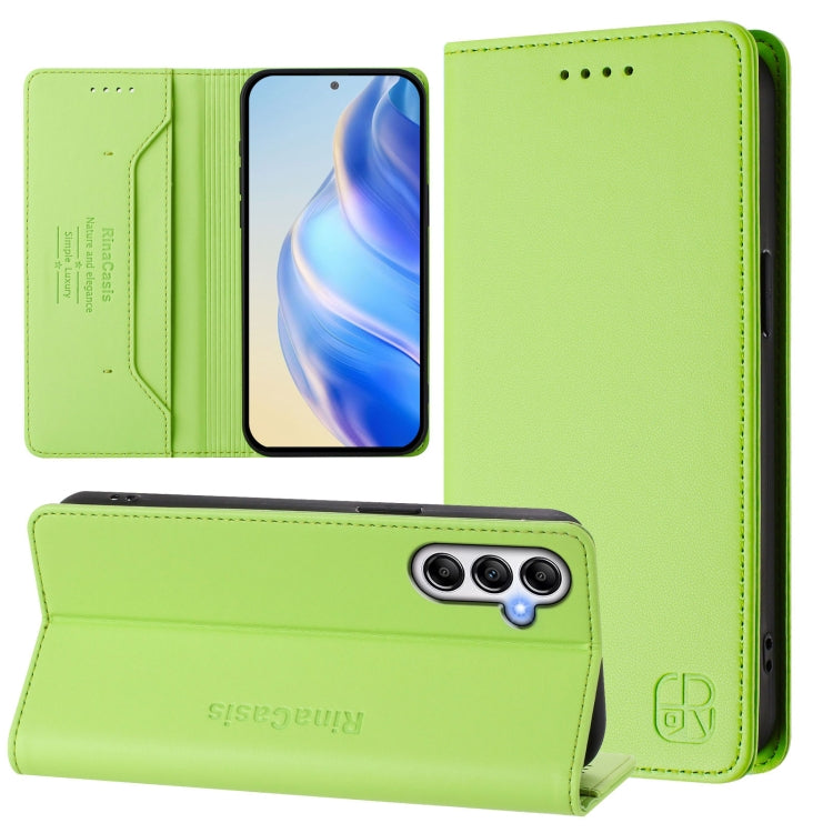Custodia in pelle RFID con ventosa magnetica per Samsung Galaxy A54, A13 e A22