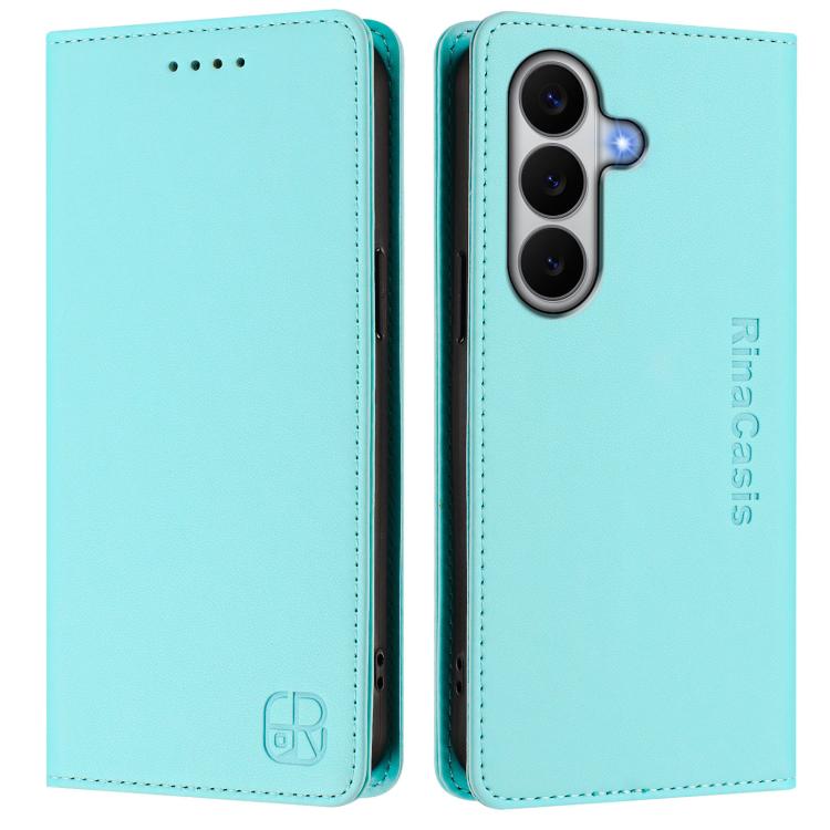Custodia in pelle RFID con ventosa magnetica per Galaxy A27 5G, Samsung Galaxy
