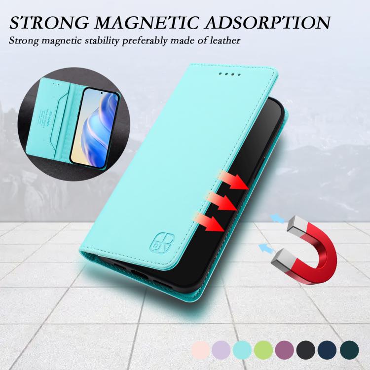 Custodia in pelle RFID con ventosa magnetica per Galaxy A27 5G, Samsung Galaxy