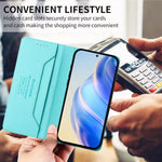 Custodia in pelle RFID con ventosa magnetica per Galaxy A27 5G, Samsung Galaxy