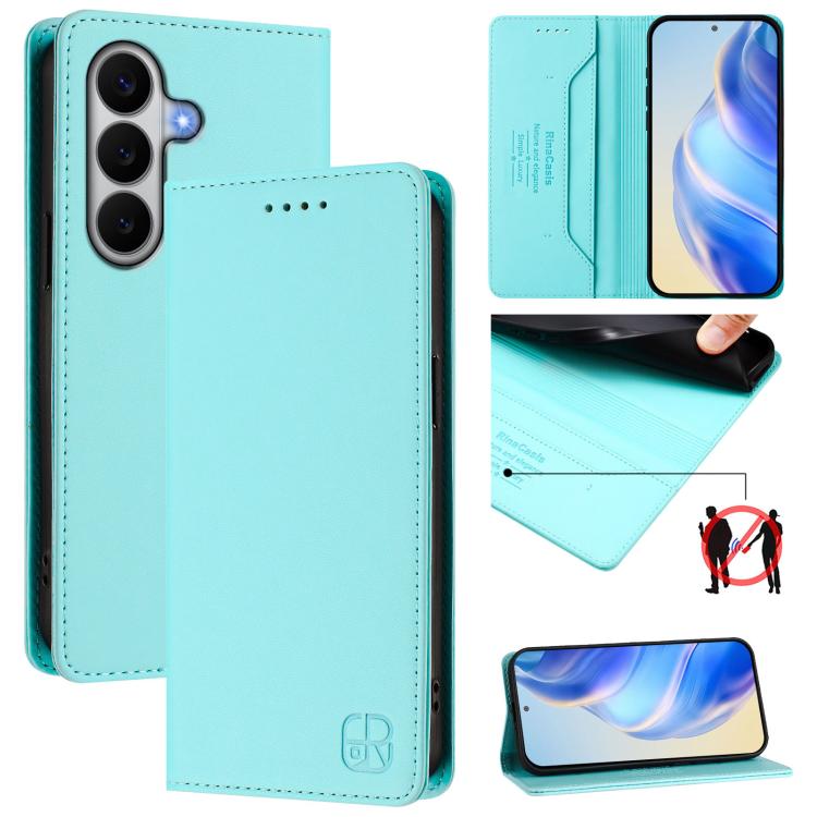 Custodia in pelle RFID con ventosa magnetica per Galaxy A27 5G, Samsung Galaxy