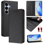 Custodia in pelle RFID con ventosa magnetica per Galaxy A27 5G, Samsung Galaxy