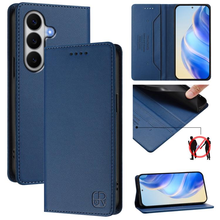 Custodia in pelle RFID con ventosa magnetica per Galaxy A27 5G, Samsung Galaxy