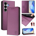 Custodia in pelle RFID con ventosa magnetica per Galaxy A27 5G, Samsung Galaxy