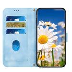 Custodia in pelle con motivo floreale e cordino per Samsung Galaxy A26 5G, A36