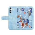 Custodia per telefono in pelle con motivo floreale e cordino, For Samsung Galaxy S24 5G, For Samsung Galaxy S23 FE 5G, For Samsung Galaxy S23 Ultra 5G, For Samsung Galaxy S23+ 5G